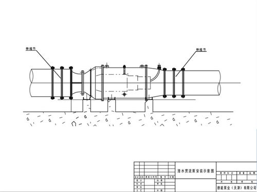 【河道堤壩水位調節用大流量貫流泵】-